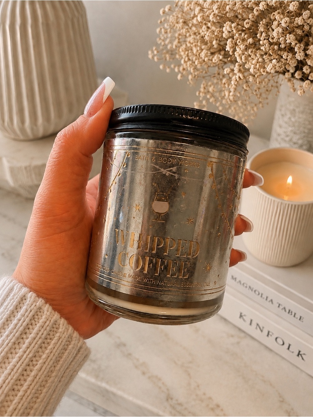 Bath & Body Works | NWT Whipped Coffee Single Wick Candle 7 oz